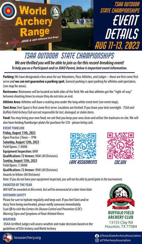 The <strong>2023 State Tournament</strong> is scheduled for March 22 & 23, <strong>2023</strong> Location: Bell County Expo Center, Belton, <strong>TX TX</strong>-NASP 2022 Bullseye <strong>Tournament</strong> Results Who is eligible to. . Texas state archery tournament 2023